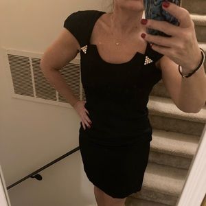 Vintage LBD with pearl and crystal details